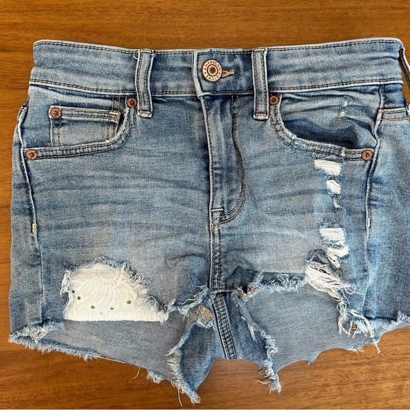 American Eagle “Super Stretch” Jean Shorts - Picture 1 of 3